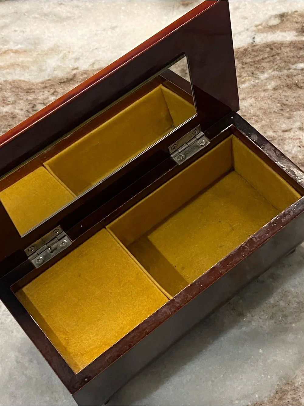 VTG Westland Co Japanese Lacquer Music Jewelry Box
